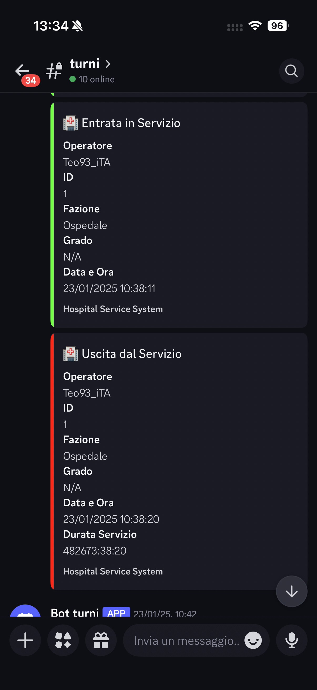 Turni Bot Screenshot